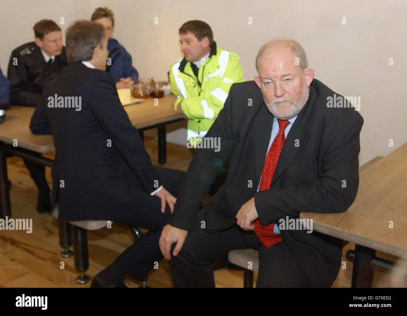 Government Announce Police Investment - Clapham High Street Stock Photo