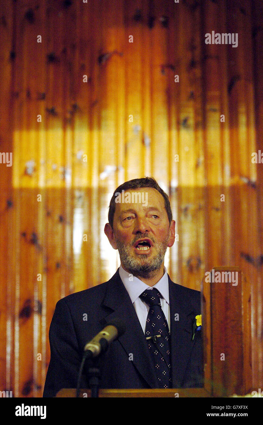 Former Home Secretary David Blunkett Stock Photo Alamy