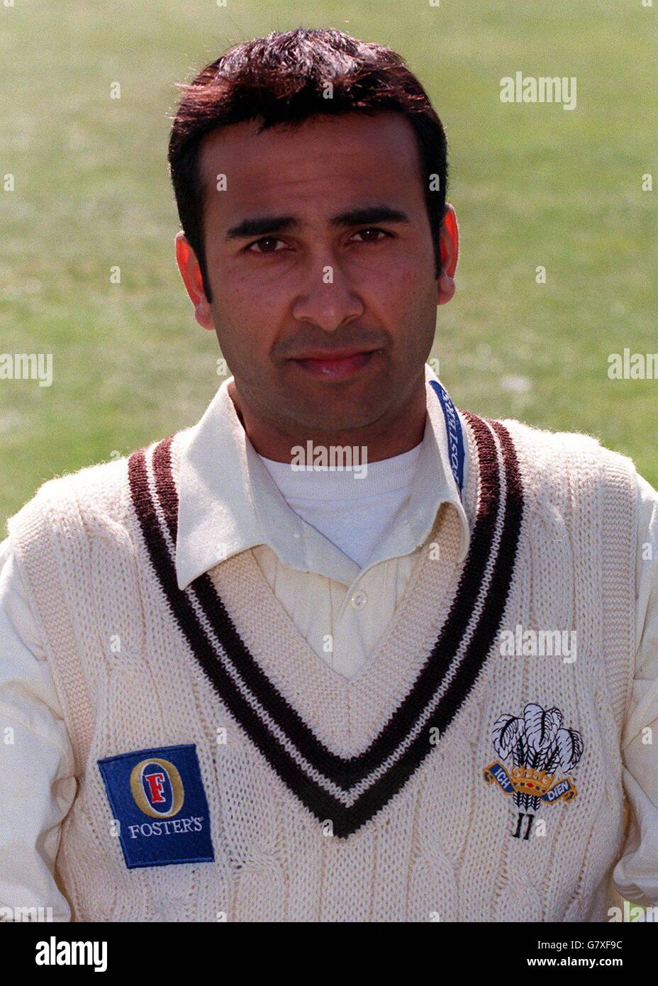 Cricket, Surrey CCC Photocall. Nadeem Shahid, Surrey CCC Stock Photo