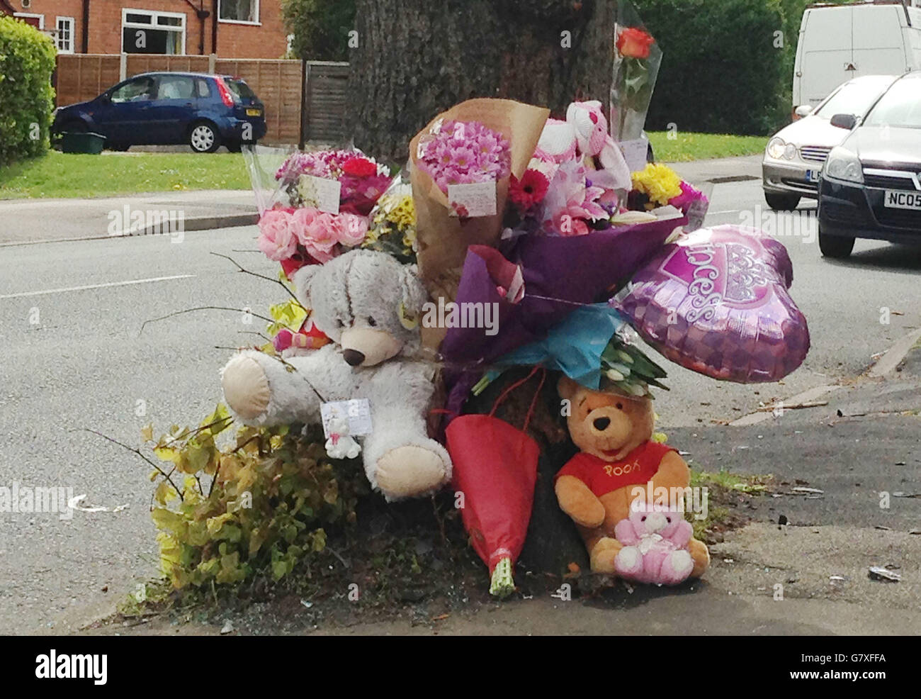 Following a crash where two year old esmee oreilly died hires stock