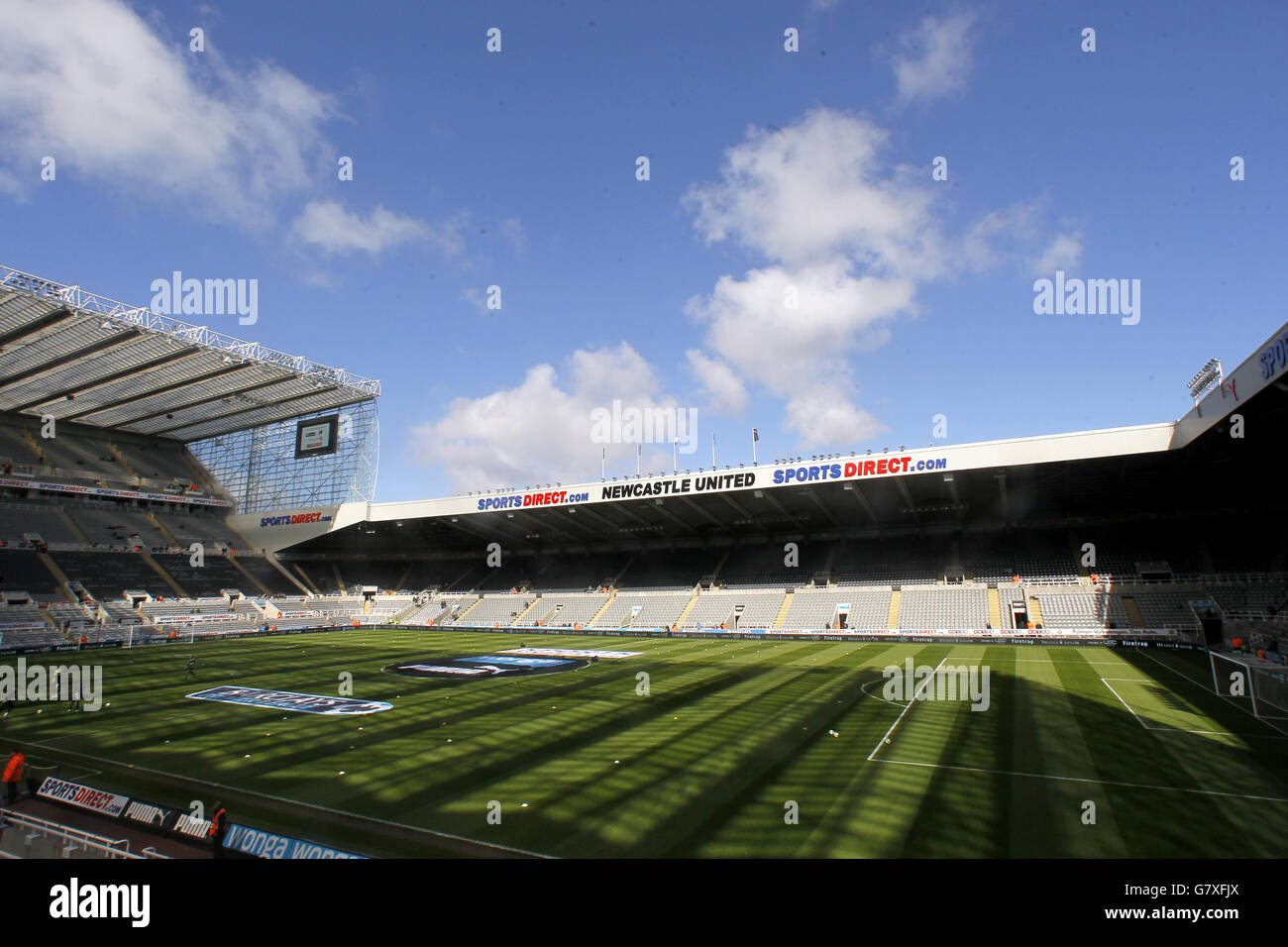 Soccer - Barclays Premier League - Newcastle United v Tottenham Hotspur - St James' Park. General view of St James' Park Stock Photo