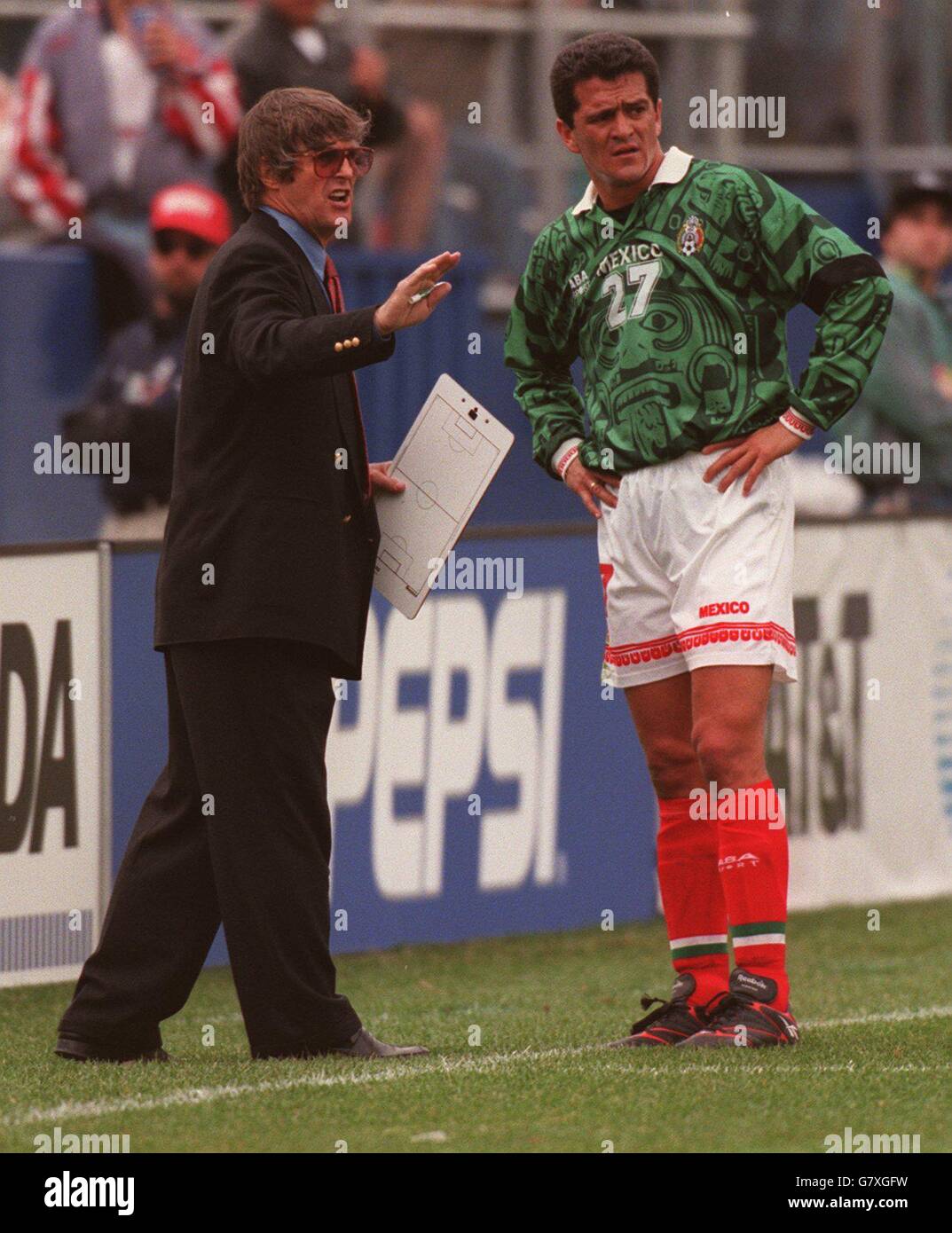 International Soccer World Cup Qualifier USA v Mexico. Carlos