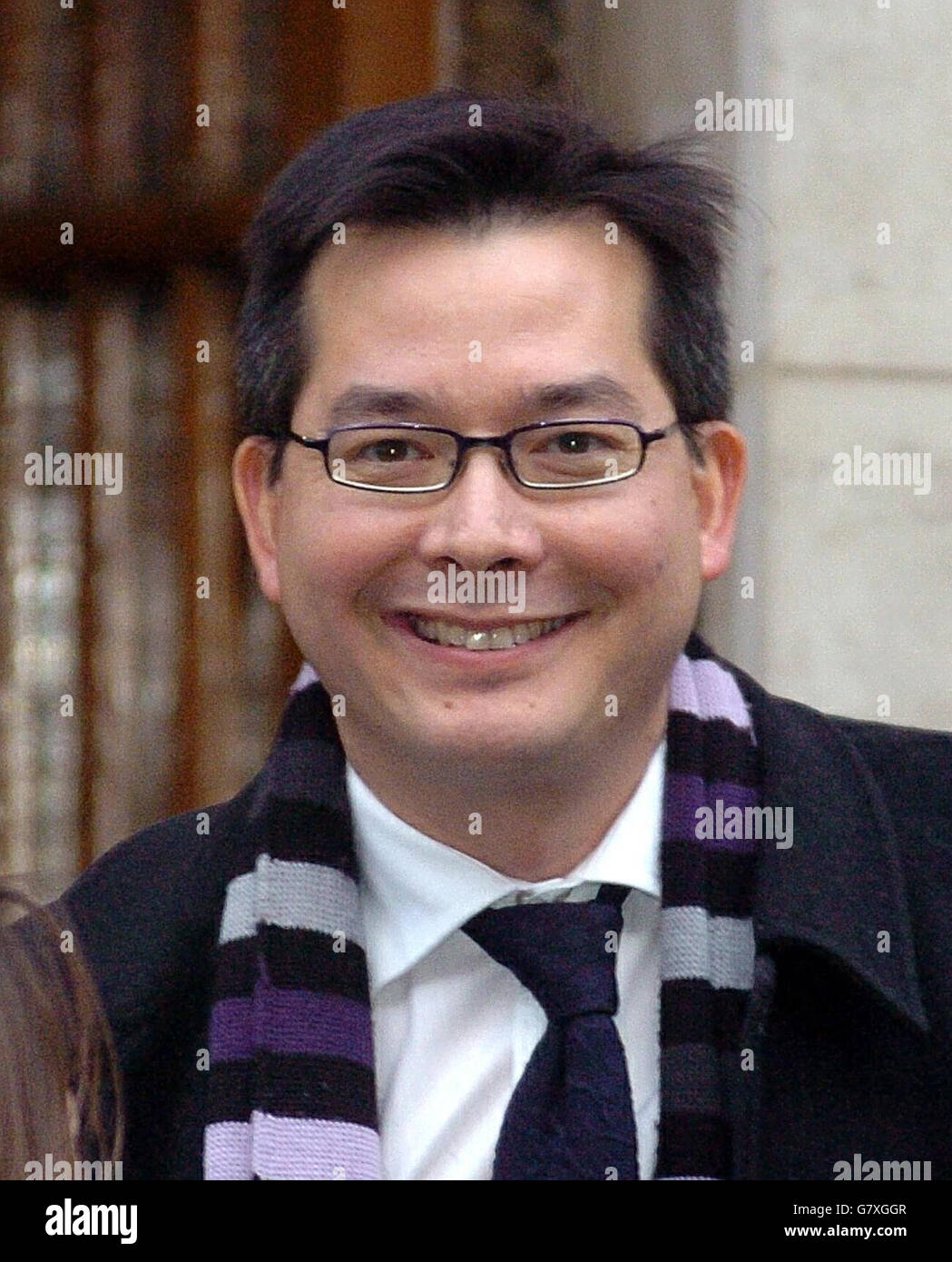 Plastic surgeon Dr Henk Giele, 39, leaving the General Medical Council in London, where he is accused of having a affair with a woman after treating her for the flesh-eating bug necrotising fasciitis. Stock Photo