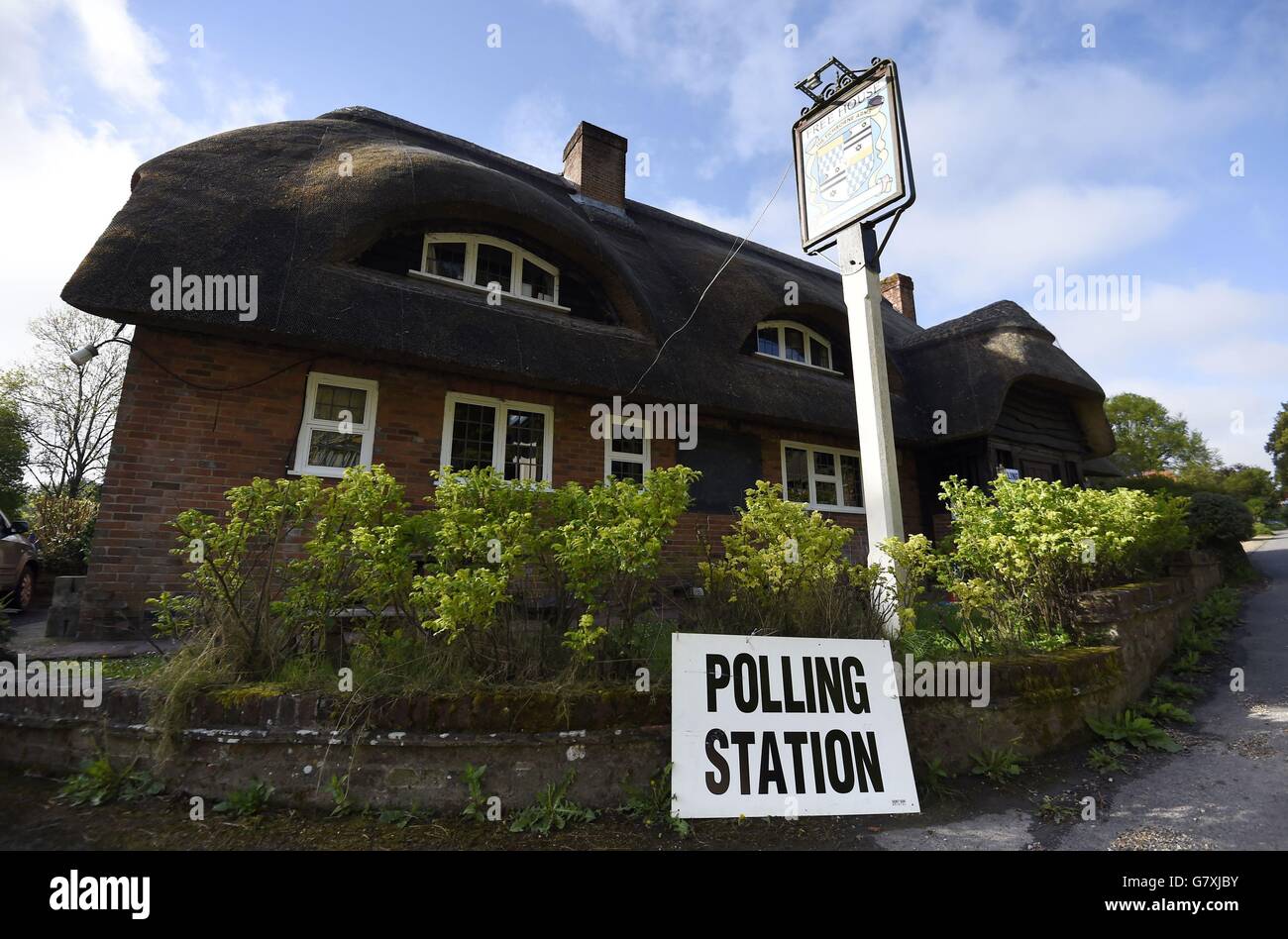 The Tichborne Arms pub in Tichborne, which is part of the Meon Valley