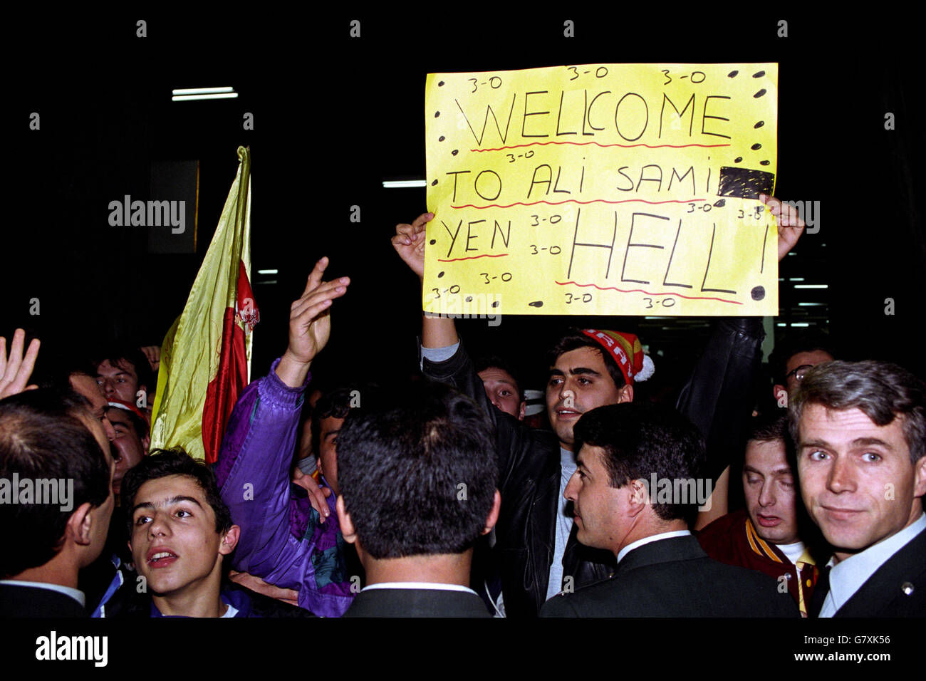 Galatasaray fans Manchester United players and