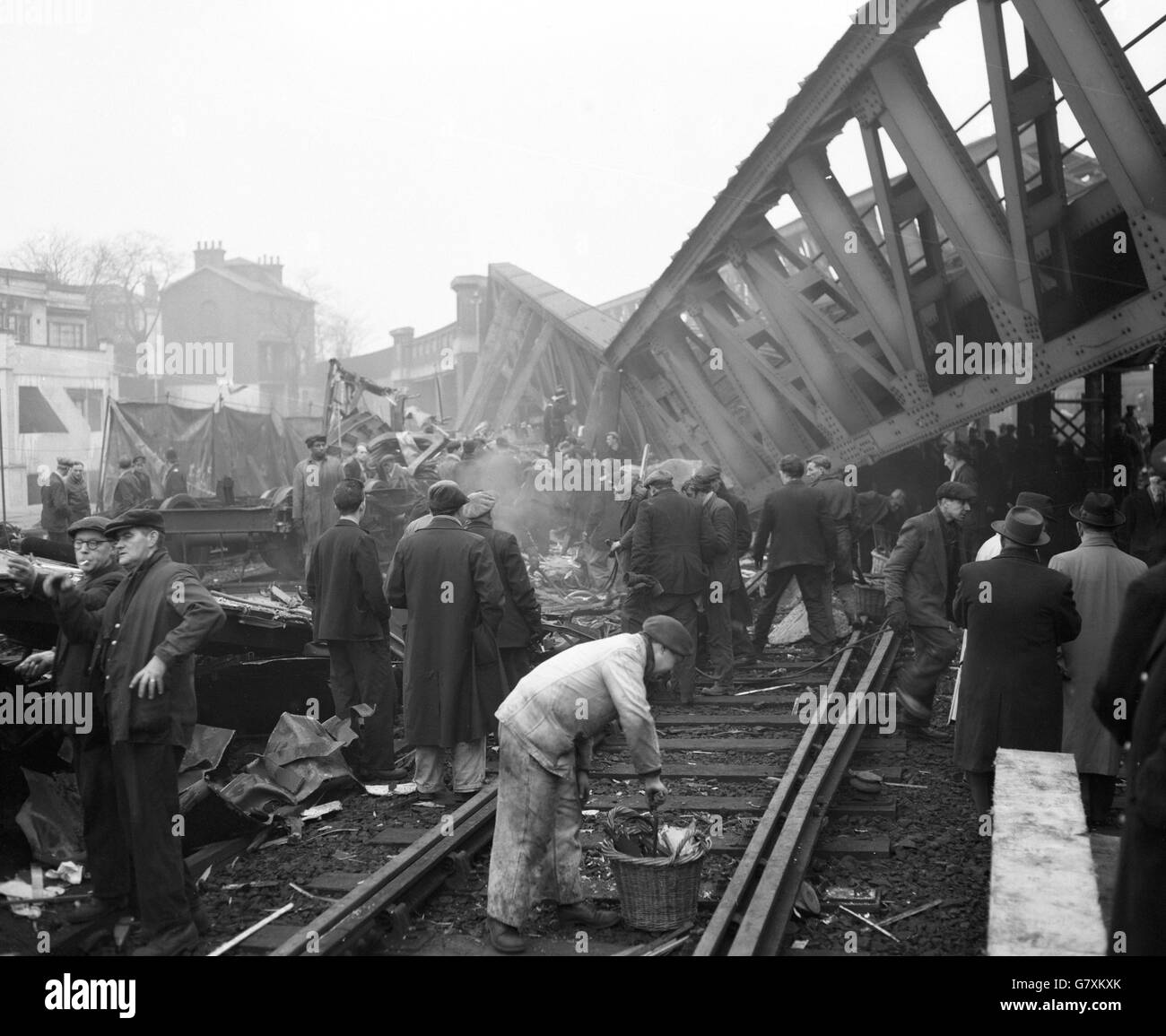 Lewisham Train Crash Stock Photo