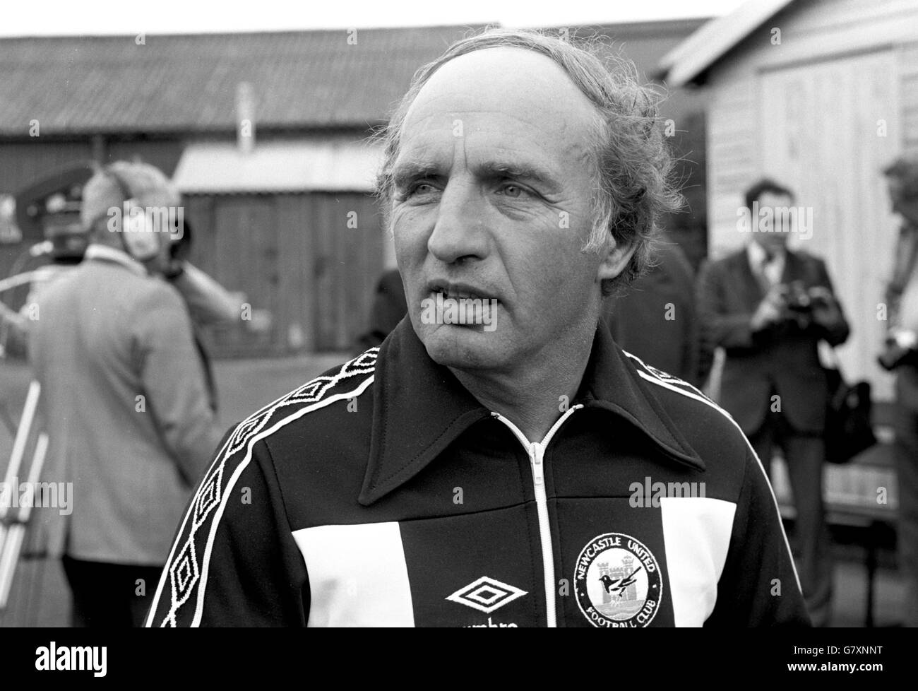 Soccer - Newcastle United Pre Season Photocall. Bill McGarry, manager of Newcastle United. Stock Photo