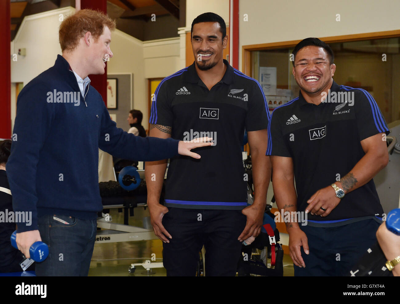 Prince Harry visit to New Zealand Day Seven Stock Photo Alamy