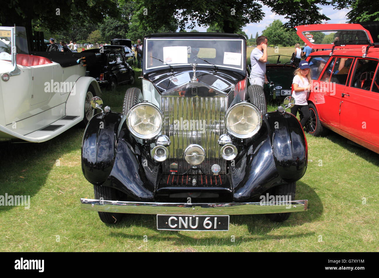 1935 Rolls Royce 20 25 Sports Saloon Hanworth Classic Car Show 26th June 2016 Bushy Park Hampton Court London Borough Of Richmond England Great Britain United Kingdom Uk Europe Vintage Classic And American Vehicle