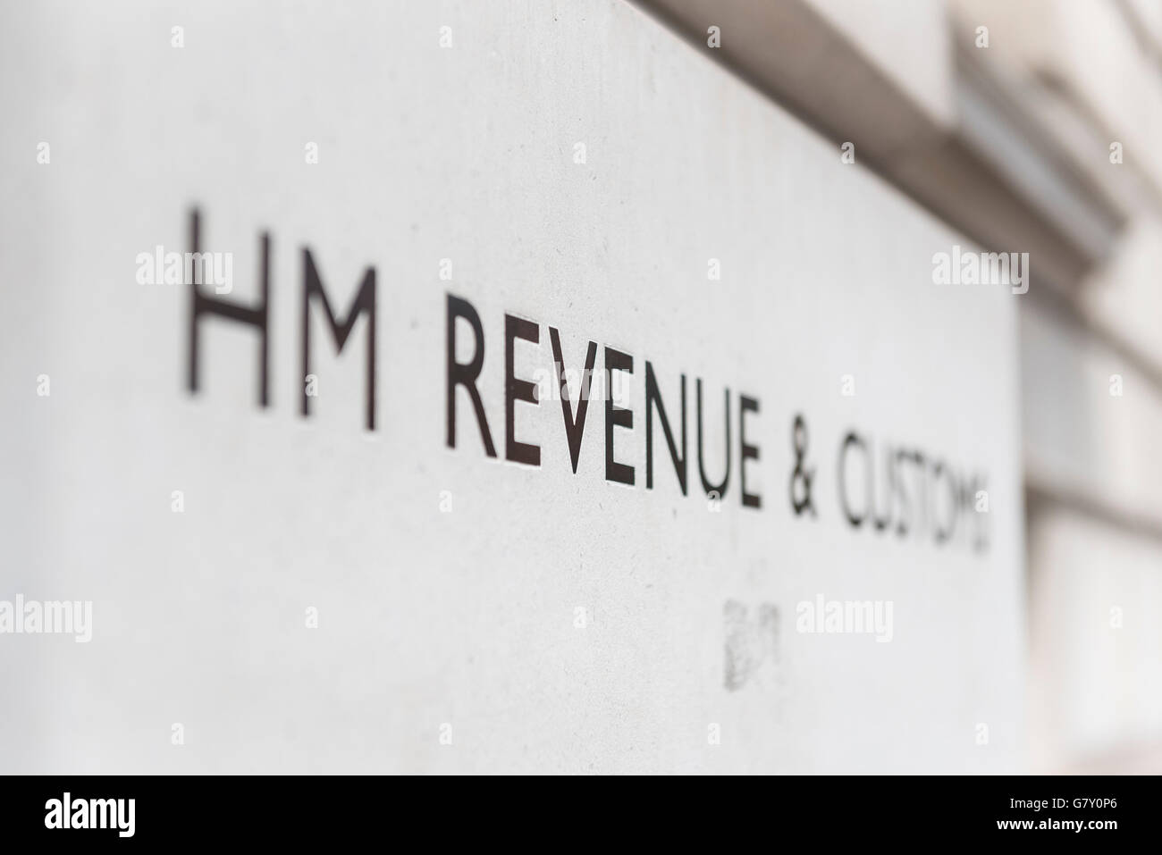 London, UK. 27 June 2016. The HM Revenue and Customs (HMRC) office is