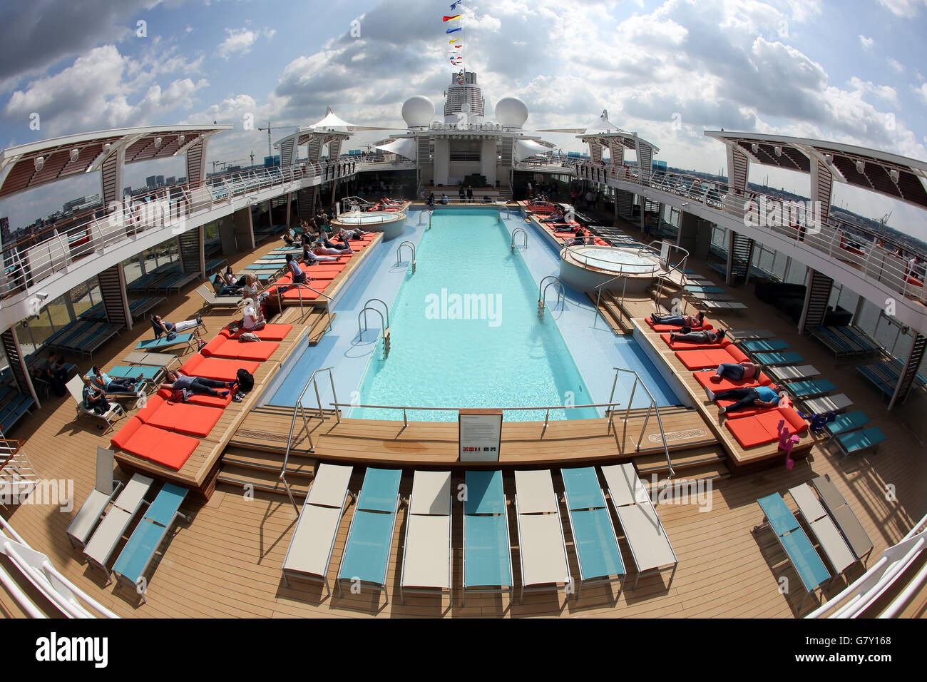 Cruise Ship Mein Schiff Deck Stock Photos Cruise Ship Mein