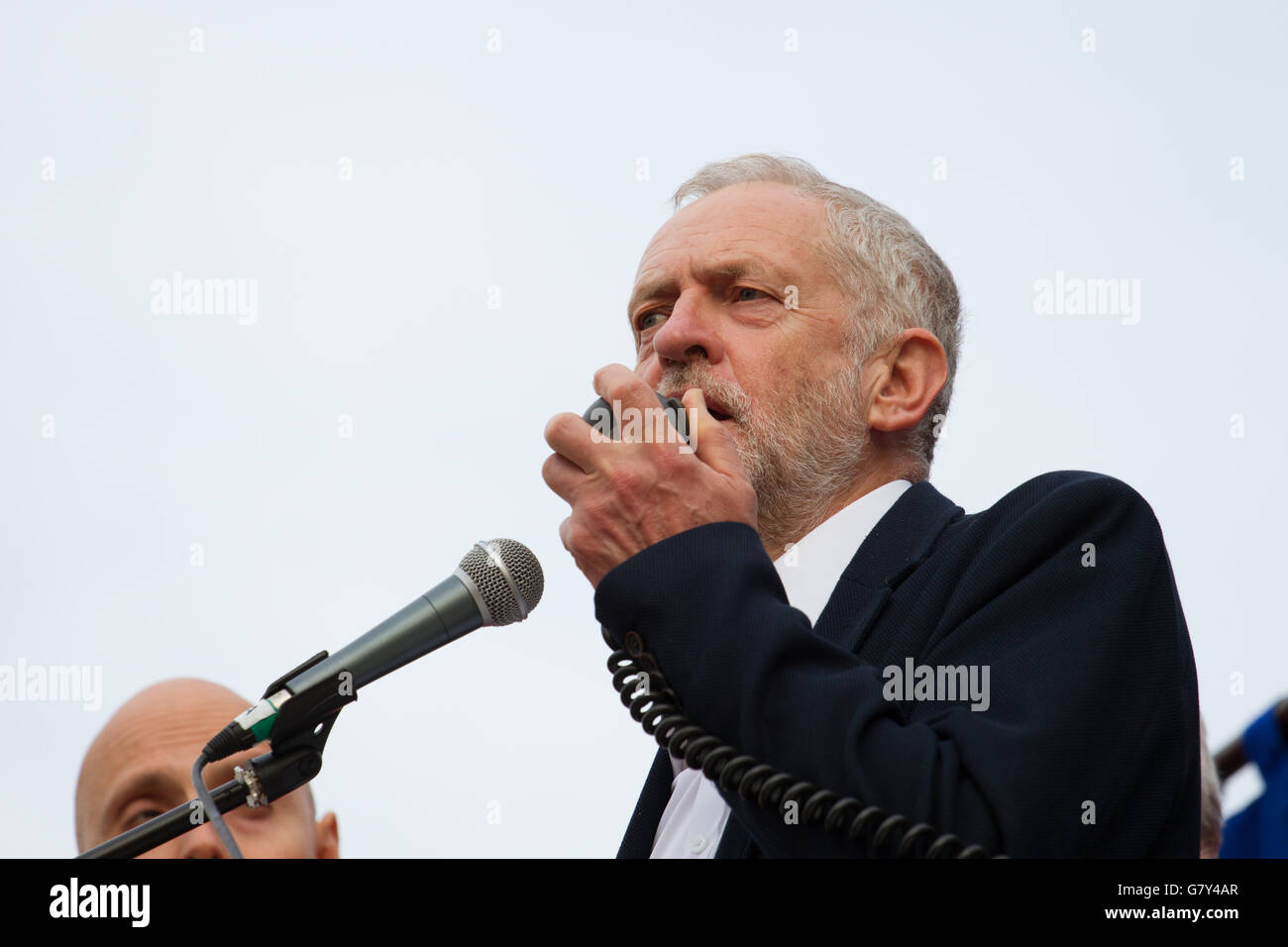 London, England. 27th June 2016. Keep Corbyn rally in London, UK. Brayan Alexander Lopez Garzon/Alamy Live News Stock Photo