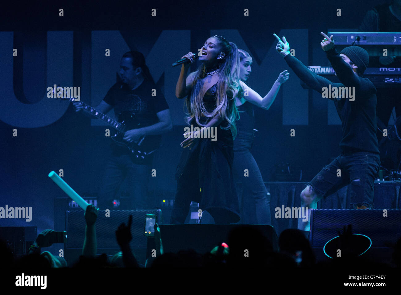 Ariana grande performs live on High Resolution Stock Photography and