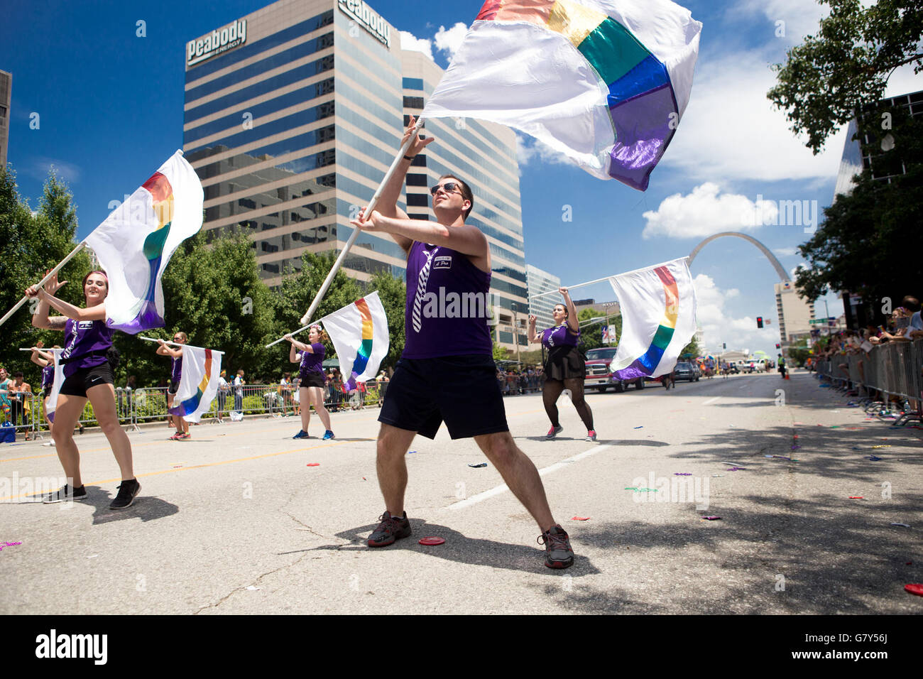 Colorguard hi-res stock photography and images - Alamy