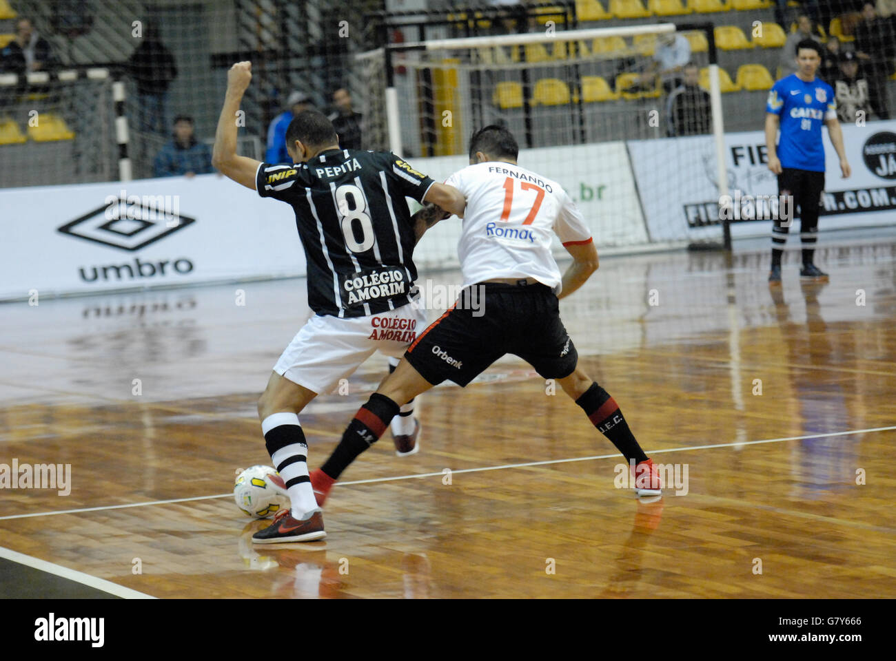 Sao Paulo Brazil 06 27 16 Futsal Corinthians X Joinville Corinthians Team Faces The Joinville In The Gym At Parque S O Jorge The 12th Round Of The National Futsal League Photo Ricardo