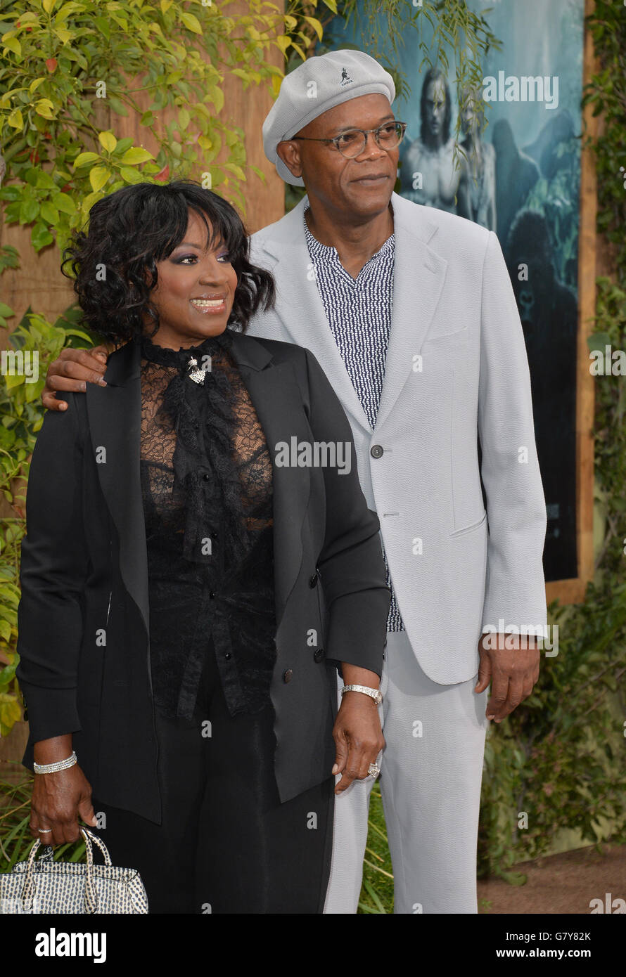 Los Angeles, USA. 27th June, 2016. LOS ANGELES, CA. June 27, 2016: Actor Samuel L. Jackson & wife actress LaTanya Richardson Jackson at the world premiere of 'The Legend of Tarzan' at the Dolby Theatre, Hollywood. Credit:  Sarah Stewart/Alamy Live News Stock Photo