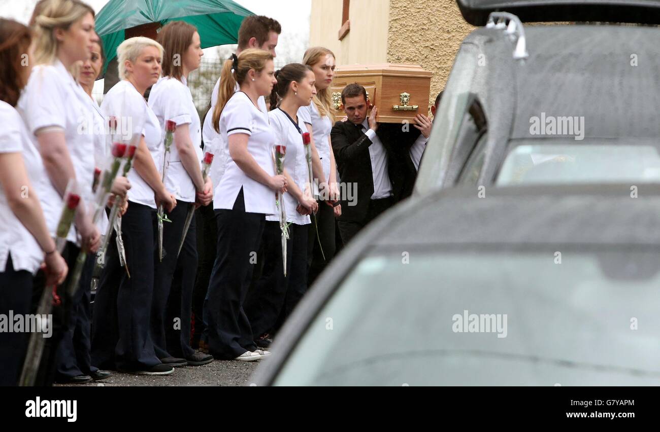 Karen Buckley funeral Stock Photo Alamy