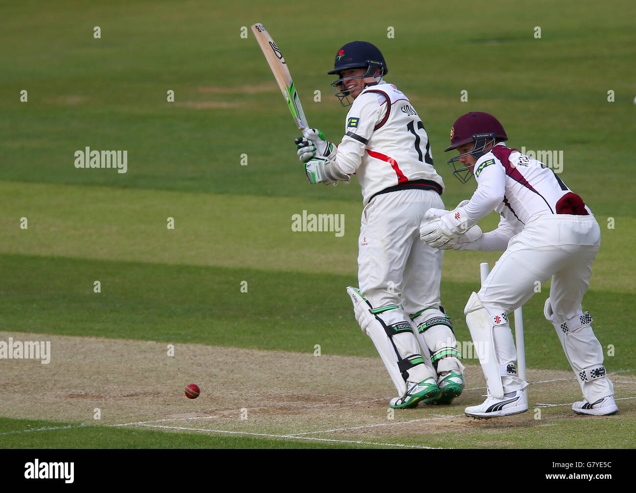 Cricket - LV County Championship - Division Two - Day Two - Northamptonshire v Lancashire - The County Ground Stock Photo