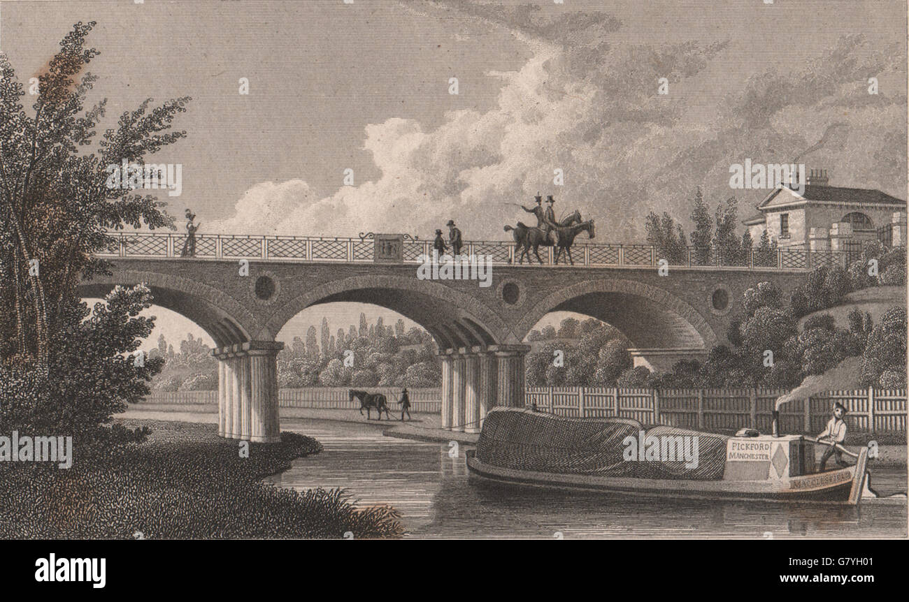 REGENT'S PARK. Macclesfield bridge. Destroyed 1874. London. SHEPHERD ...