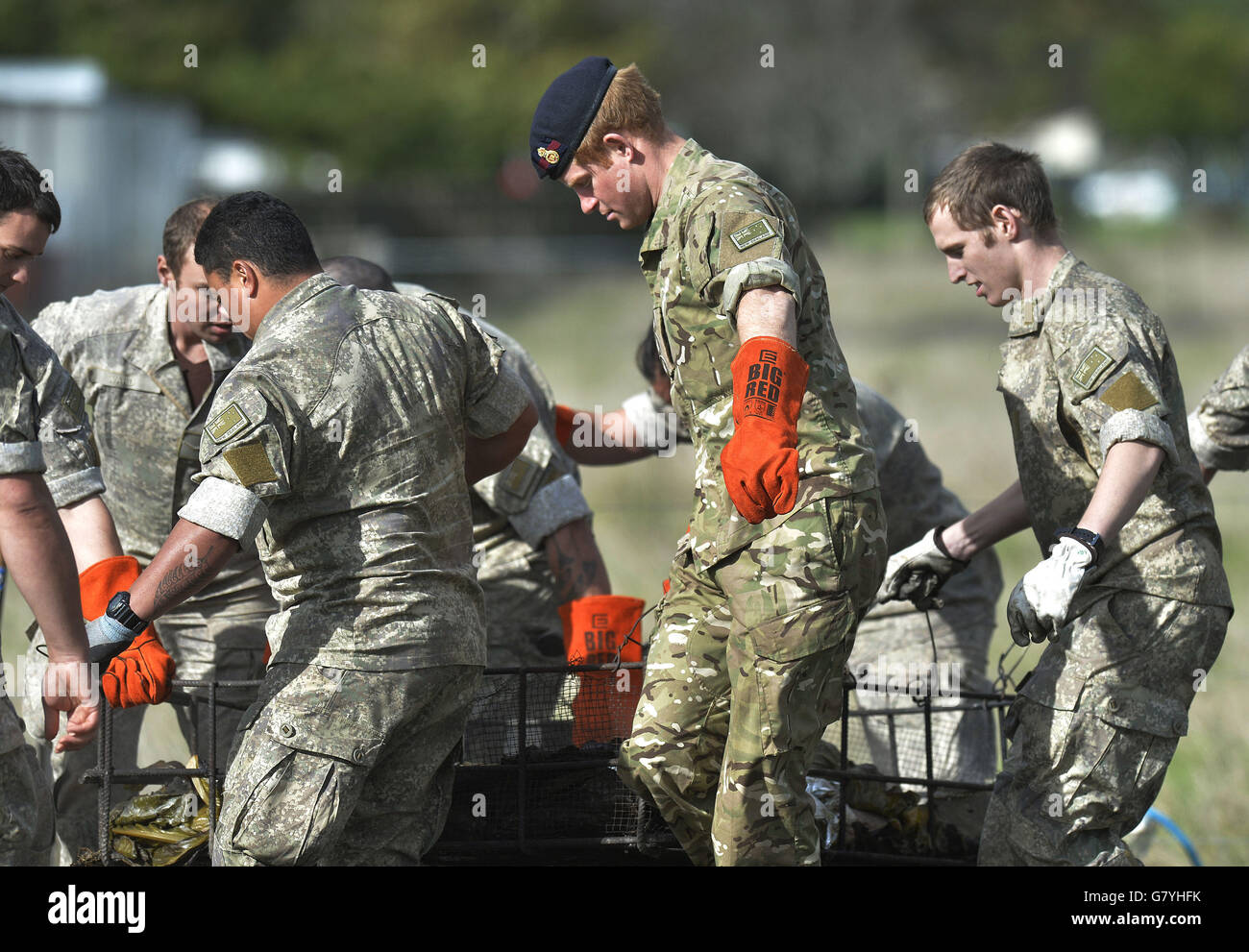Prince Harry visit to New Zealand Day Five Stock Photo Alamy