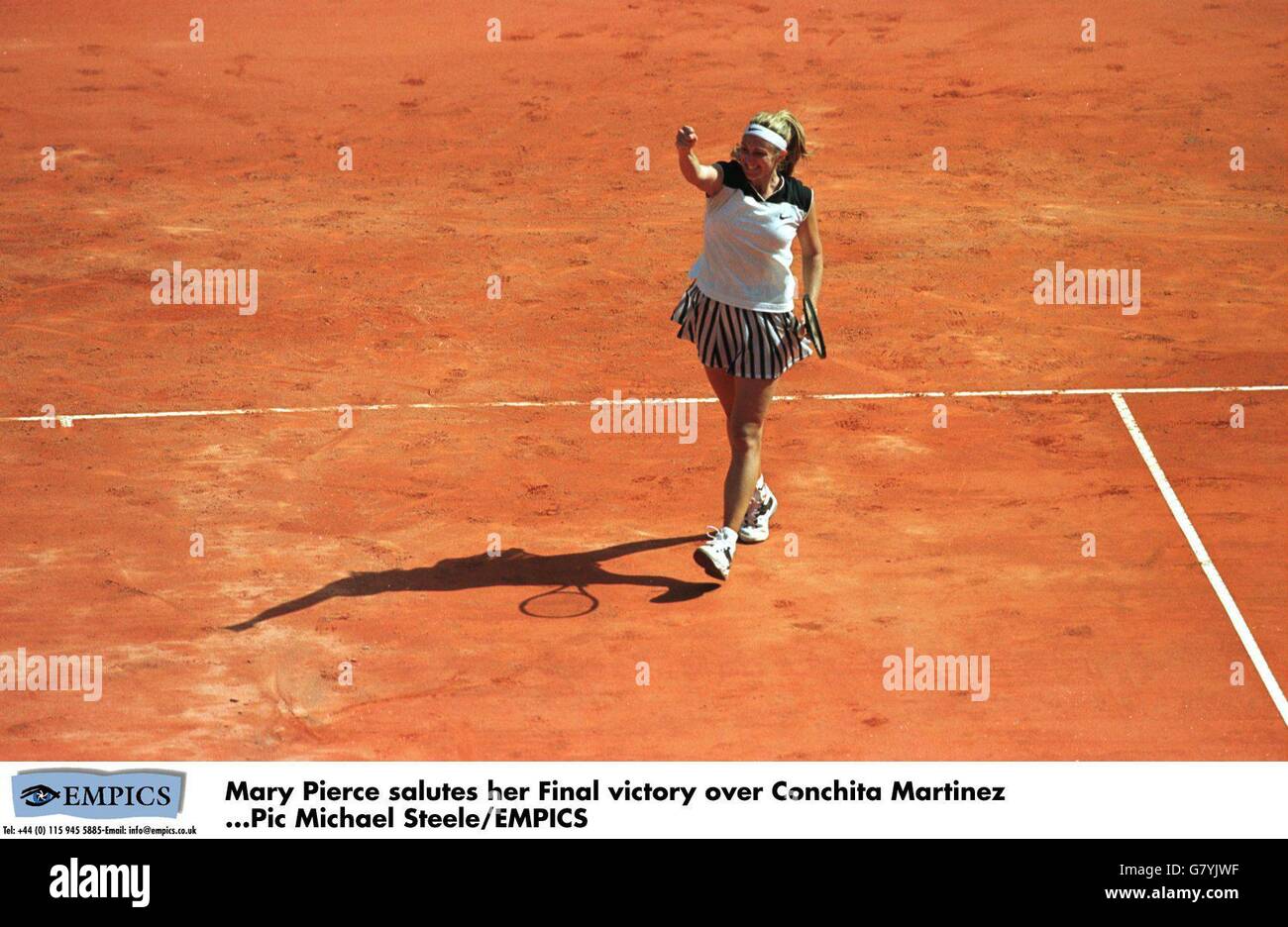 Italian Open Final -Mary Pierce(France) v Conchita Martinez (Spain) Stock Photo