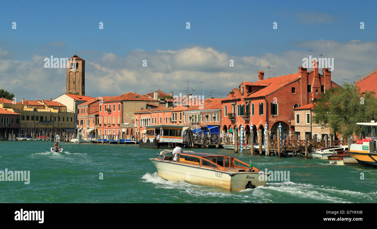 Isola di Murano Island, Venice Stock Photo