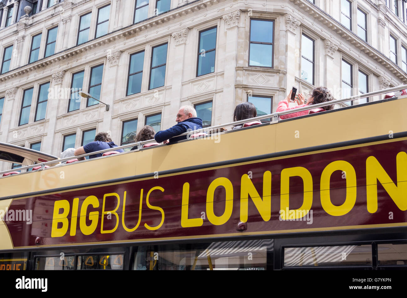 Big Bus London tour bus, London, England Stock Photo
