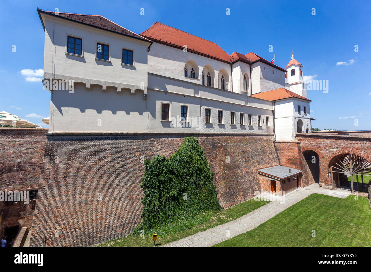 Brno Spilberk Castle Brno Czech Republic Stock Photo