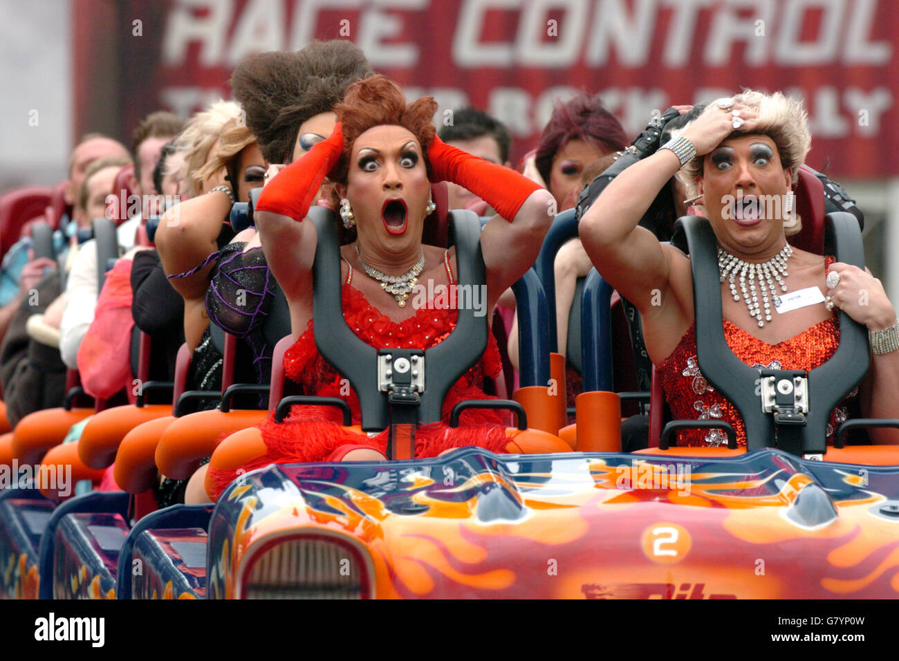 Rita Queen of Speed Alton Towers Stock Photo Alamy