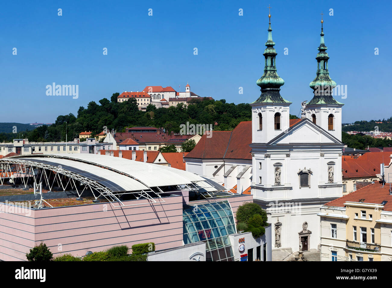 Brno Czech Republic, City view Stock Photo