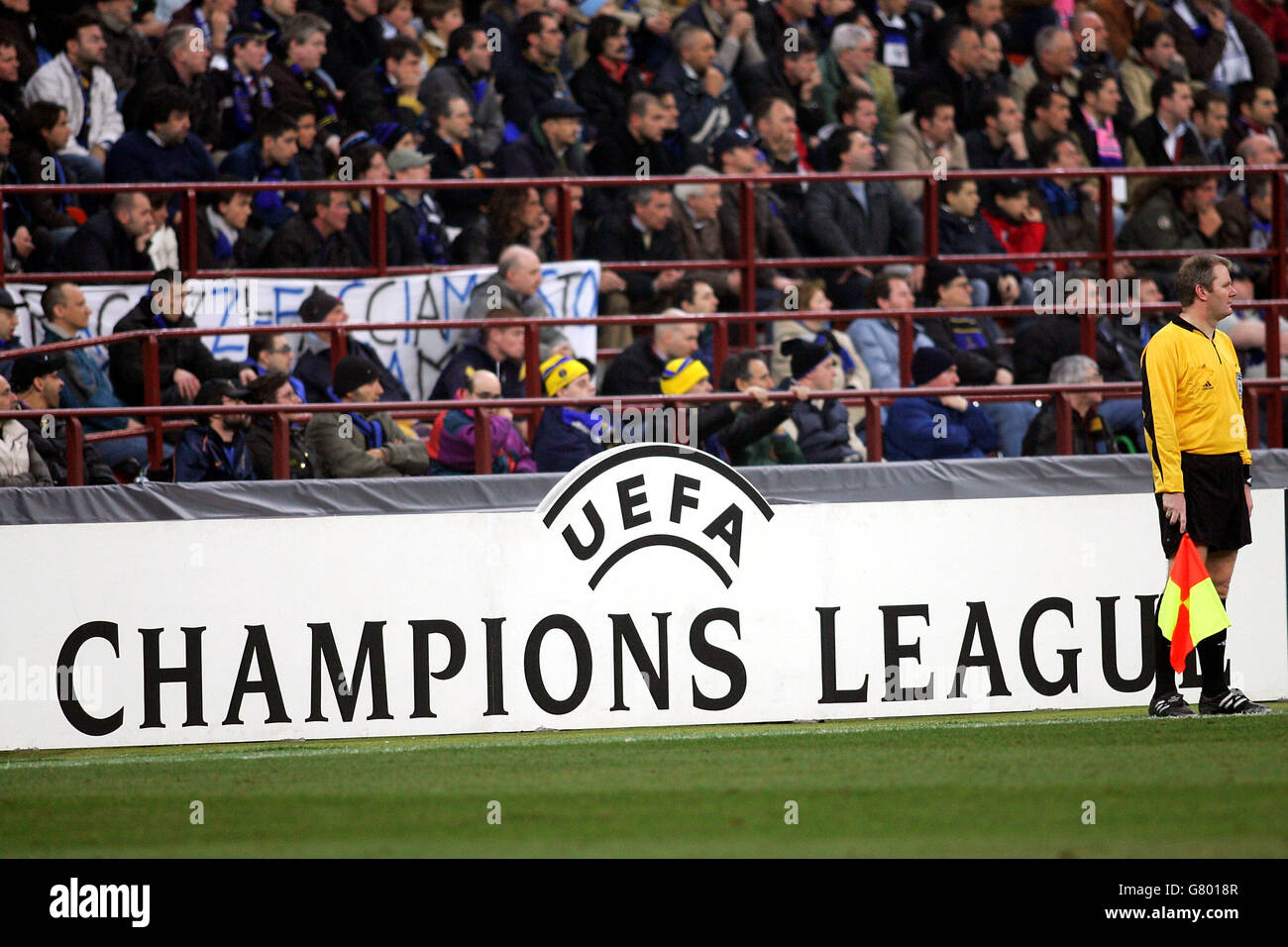 Soccer - UEFA Champions League - Round of 16 - Second Leg - Inter Milan v FC Porto - Giuseppe Meazza Stock Photo