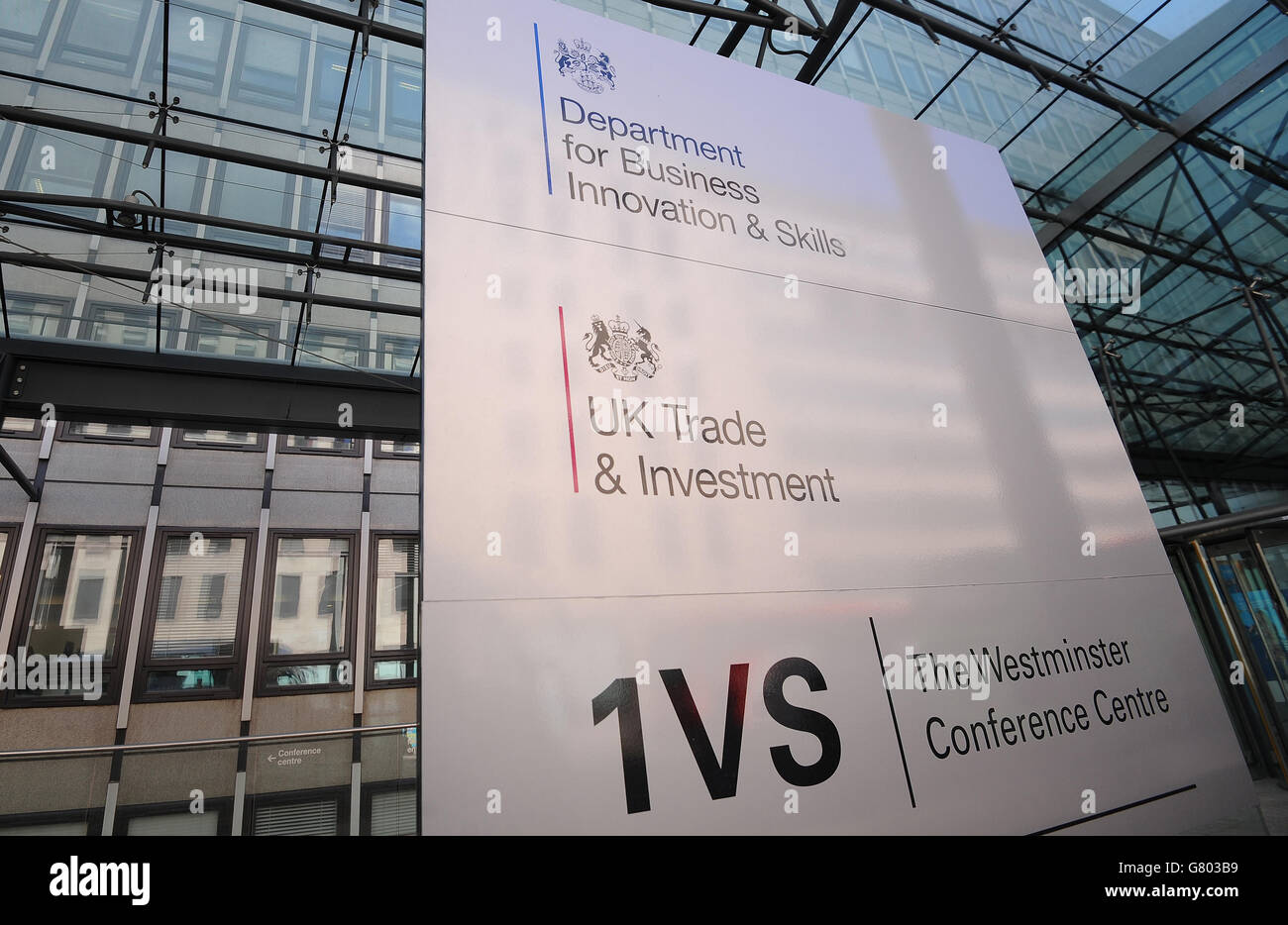 A general view of the Department for Business Innovation and Skills in London, as the Prince of Wales has defended his decision to write a series of letters to government ministers. Stock Photo