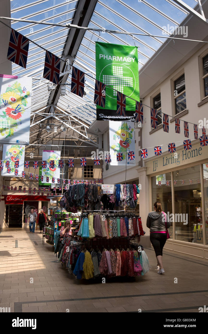 UK, Cumbria, Kendal, Westmorland, Shopping Development Stock Photo