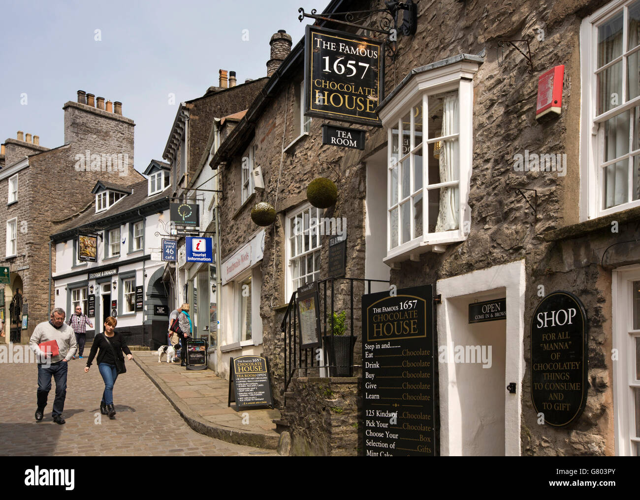UK, Cumbria, Kendal, Branthwaite Brow, The Famous 1657 Chocolate House