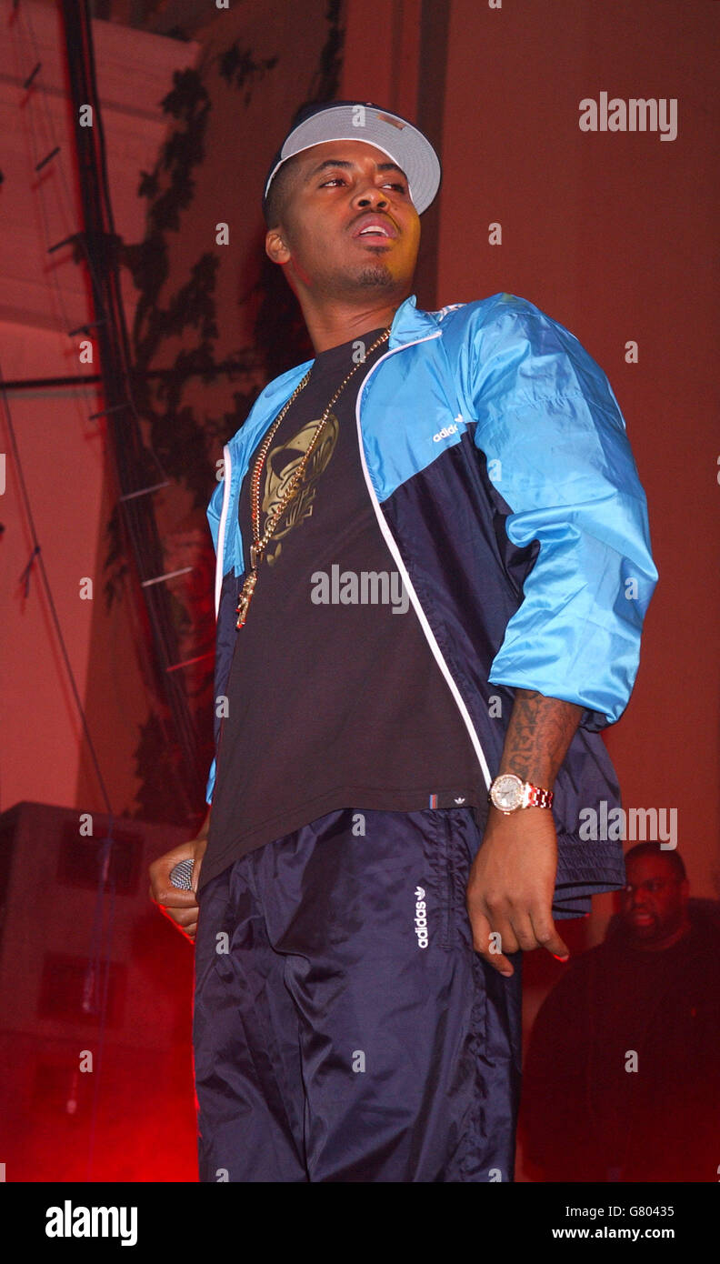 Nas Performs at Carling Brixton Academy Stock Photo