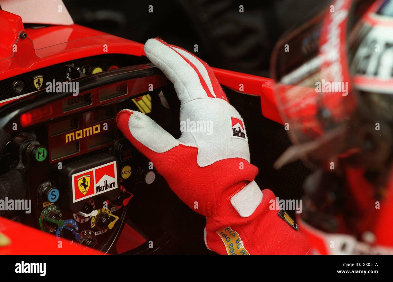 Michael schumacher steering wheel hires stock photography and images