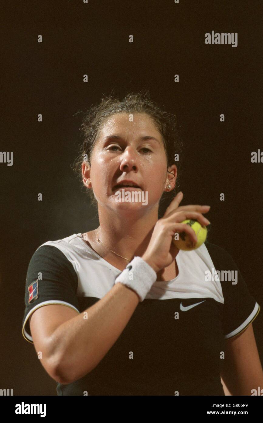 Tennis ... Italian Womens Tennis Open, Rome. Monica Seles, USA Stock Photo