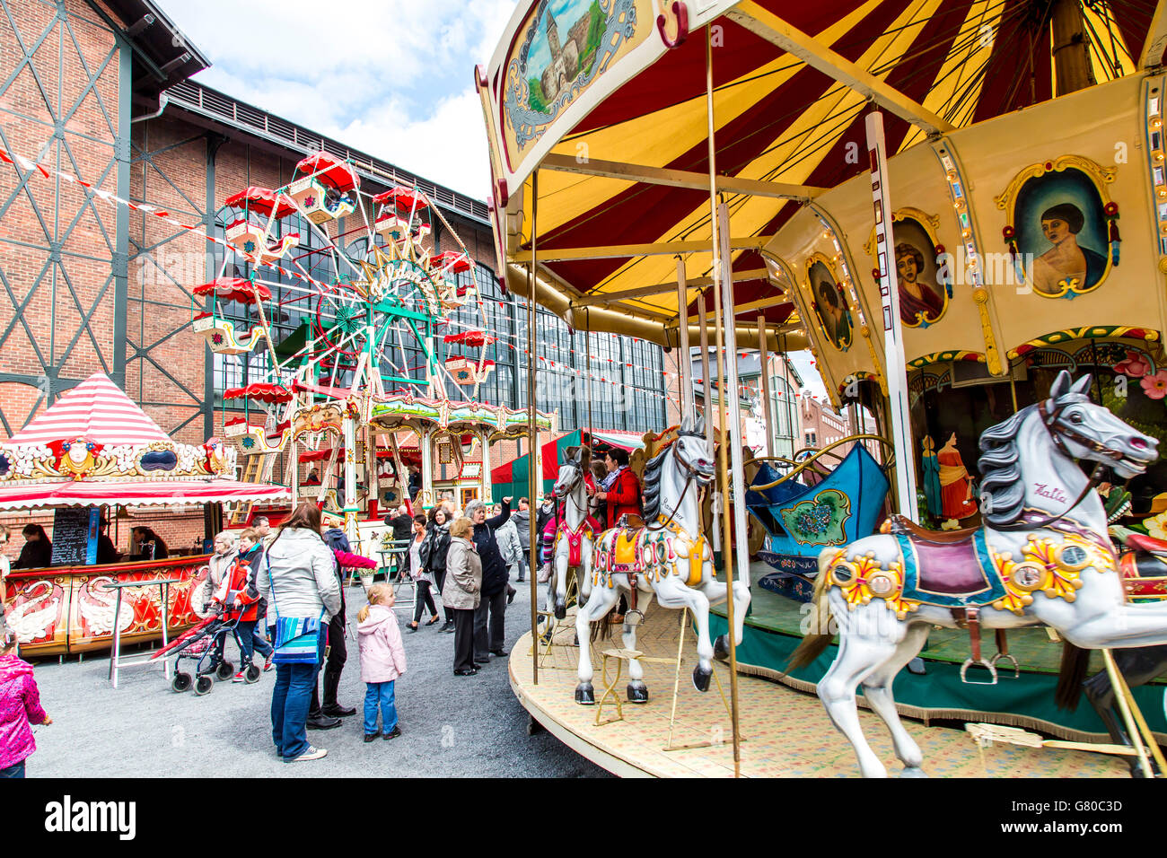 Historical fair ground rides hi-res stock photography and images - Alamy