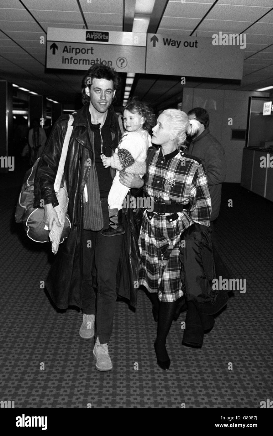 Bob Geldof and Paula Yates Stock Photo: 108190646 - Alamy