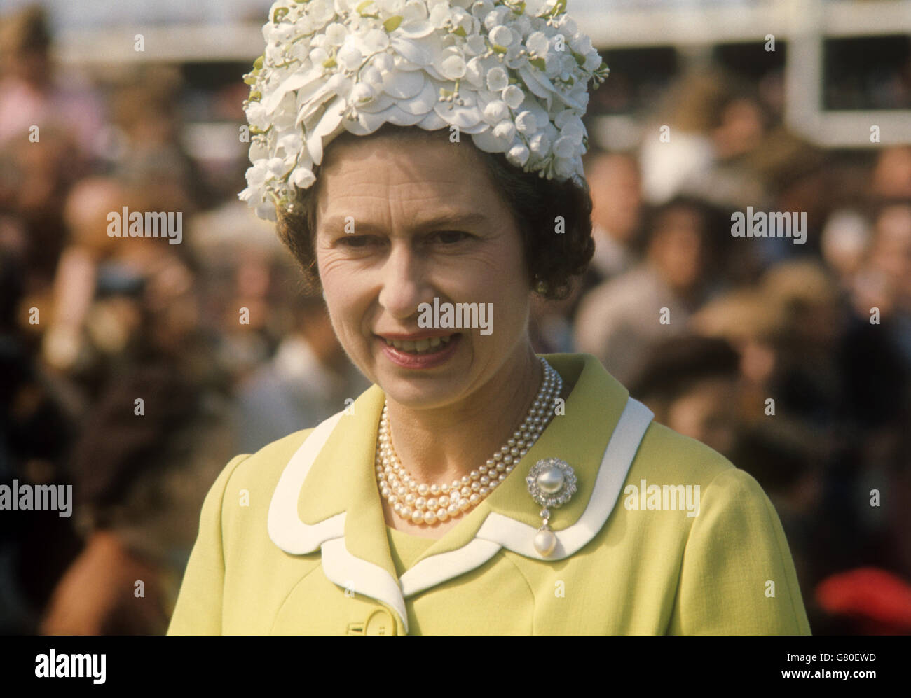 Royalty Queen Elizabeth II Visit to the Isle of Man Stock Photo Alamy