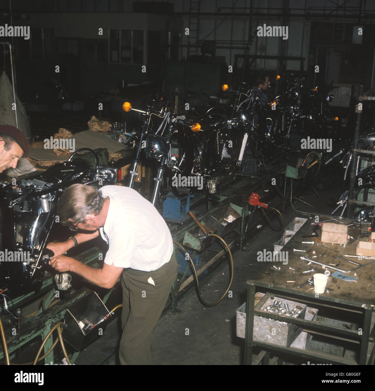 Buildings and Landmarks - Norton Villiers Triumph Motorcycle Factory - Meridan, West Midlands Stock Photo