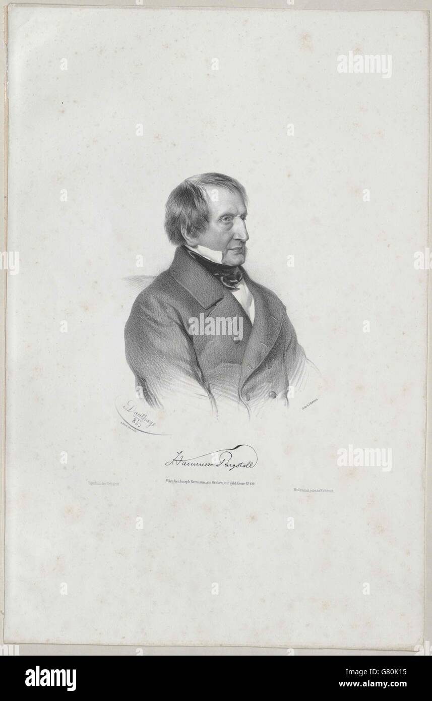 HammerPurgstall, Joseph Freiherr Stock Photo Alamy