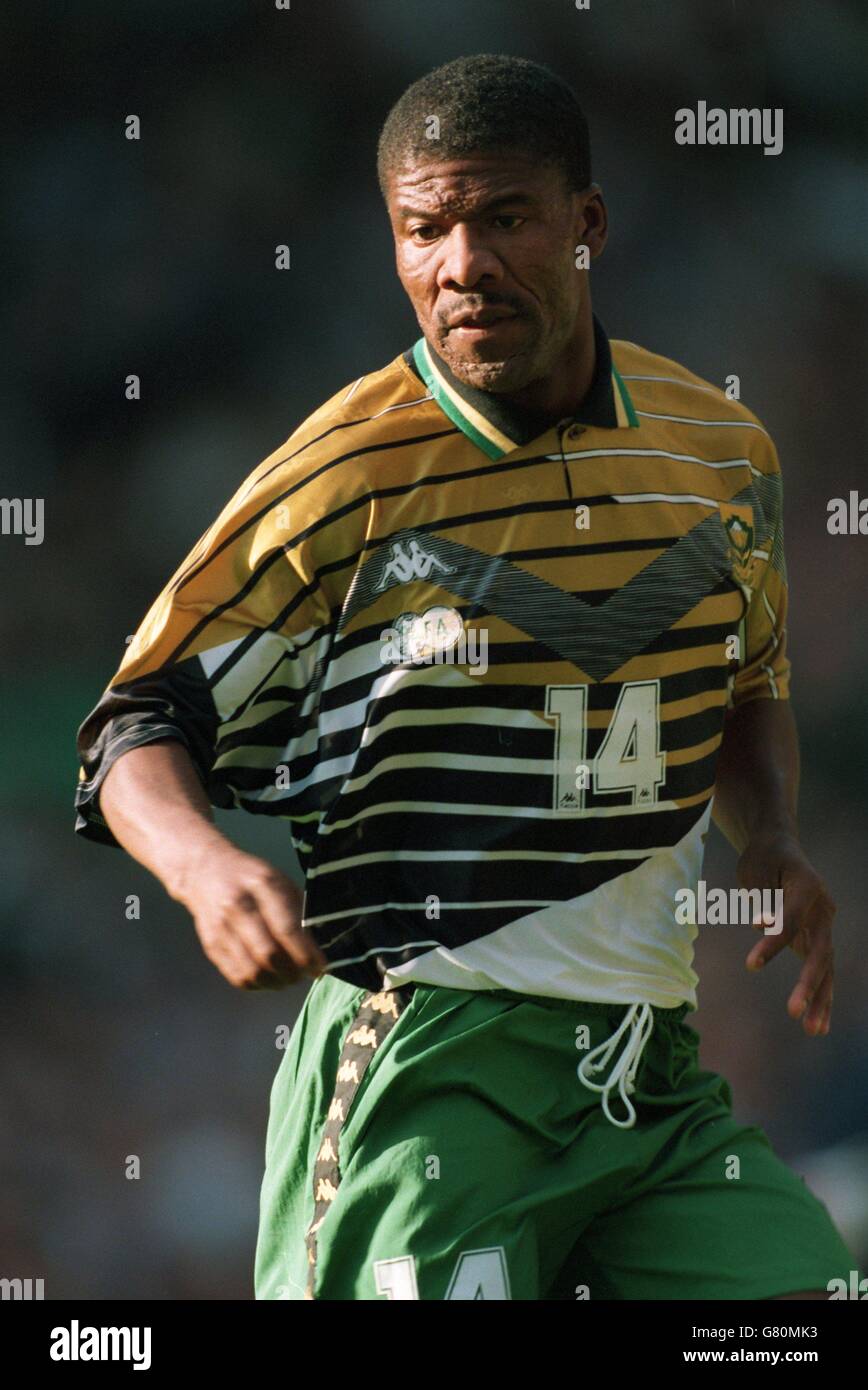 International Soccer England v South Africa. Jerry Sikhosana, South