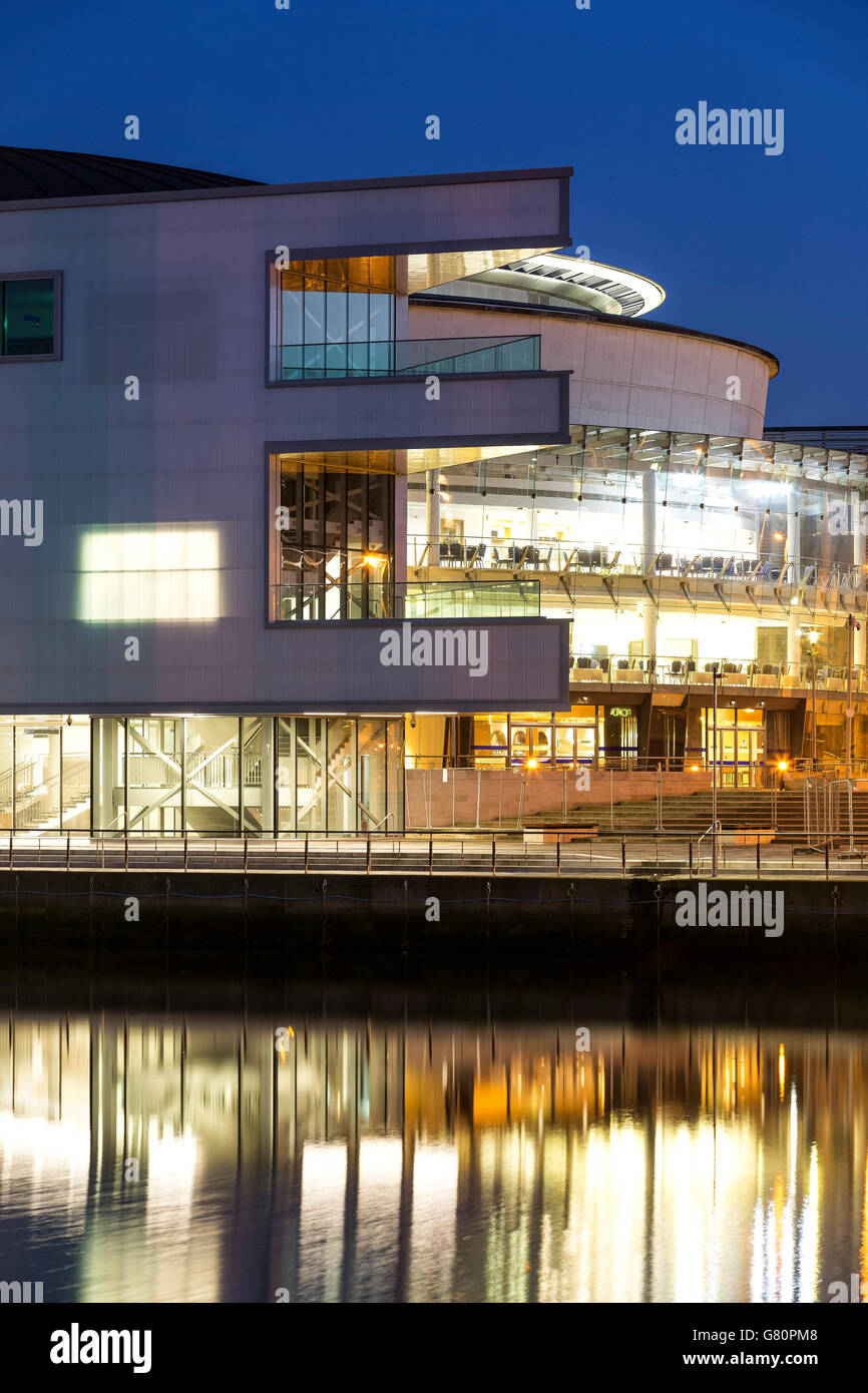 Waterfront Hall Belfast, Northern Ireland Stock Photo