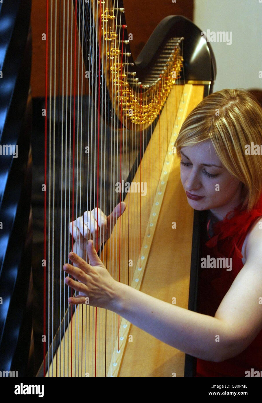 Jemima Phillips, 23, a harpist, who will play at the Prince of Wales's ...