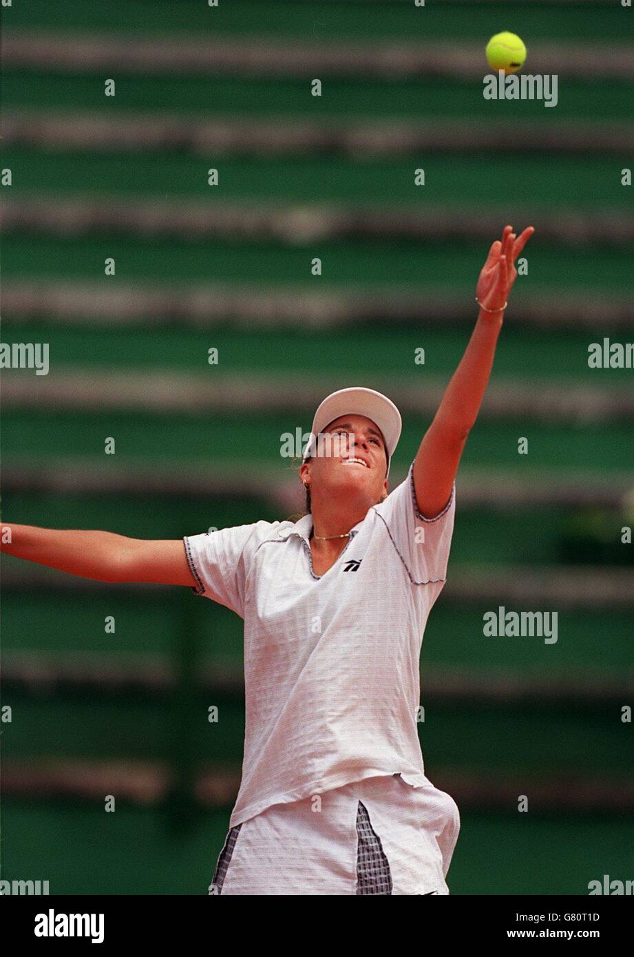 Italian Open Tennis. Kristina Brandi, USA Stock Photo