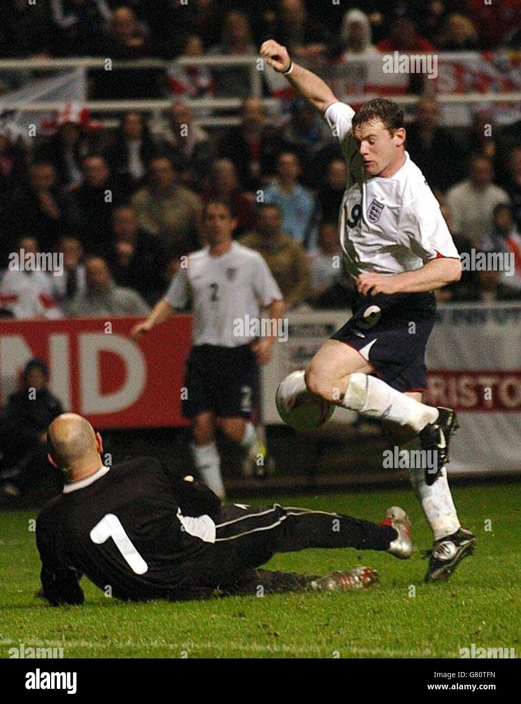 Soccer FIFA World Cup 2006 Qualifier Group Six England v