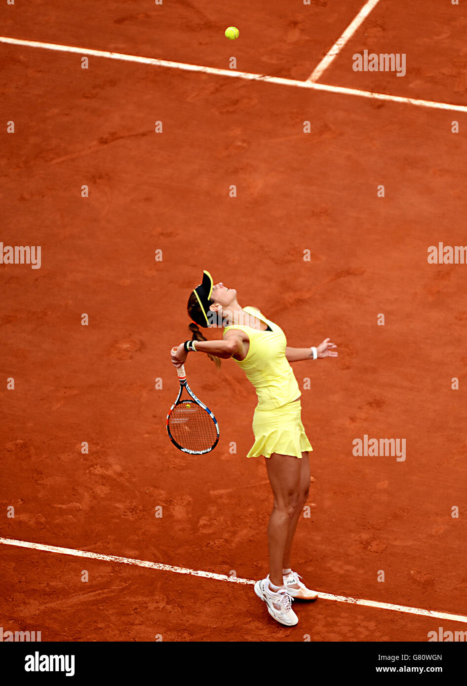 Julia Gorges during her 2nd round women's singles match against