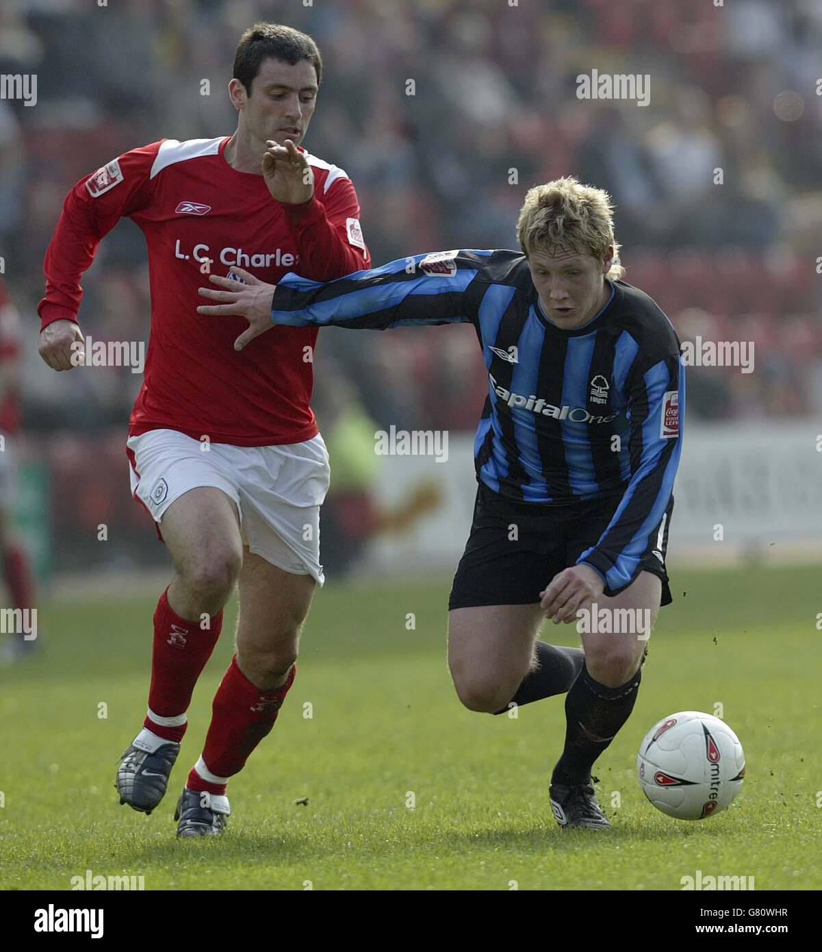 Soccer - Coca-Cola Football League Championship - Crewe Alexandra v Nottingham Forest - Gresty Road Stock Photo