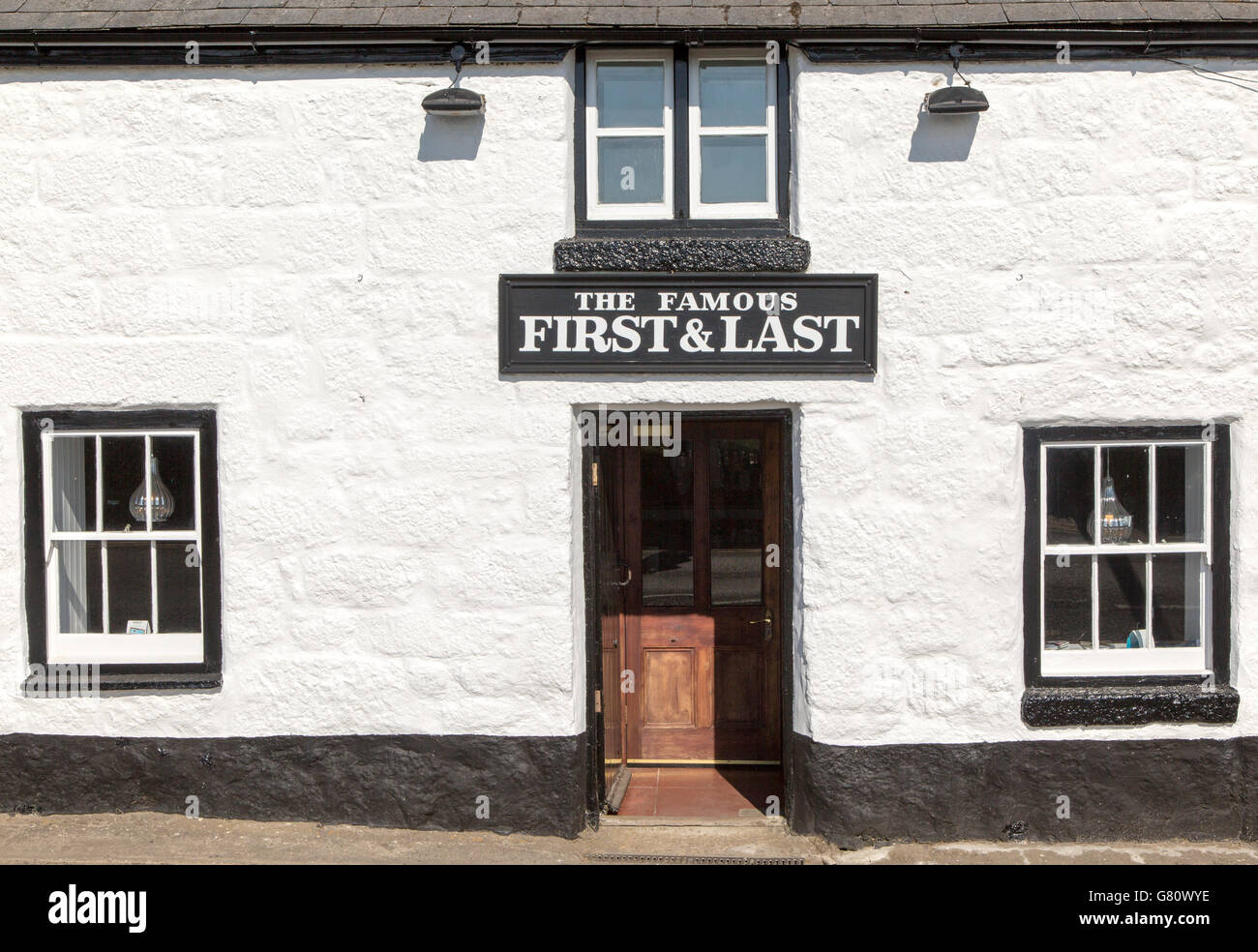 The Famous First and Last pub, Sennen village, Land's End, Cornwall